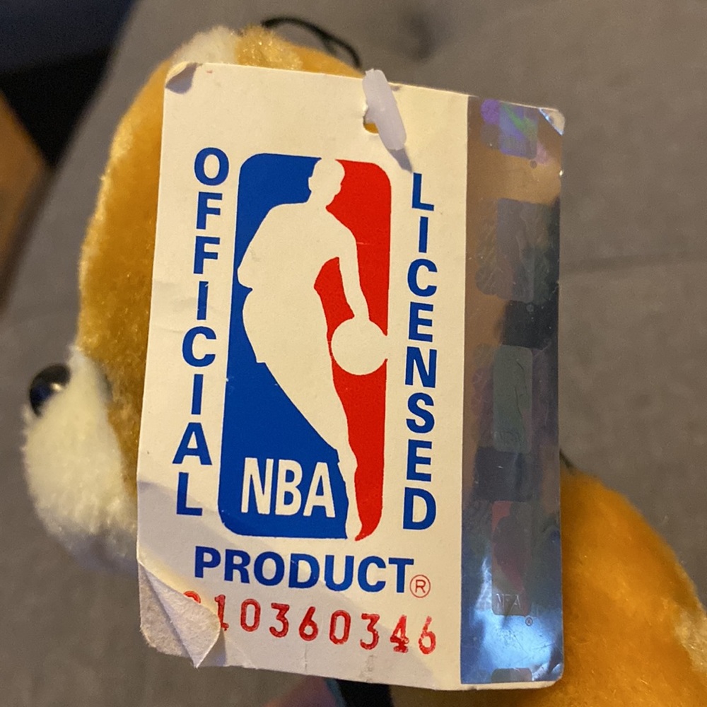 Vintage Vancouver Grizzlies NBA Stuffed Teddy Bear Plush Toy *New with Tags* 90s - Picture 9 of 12